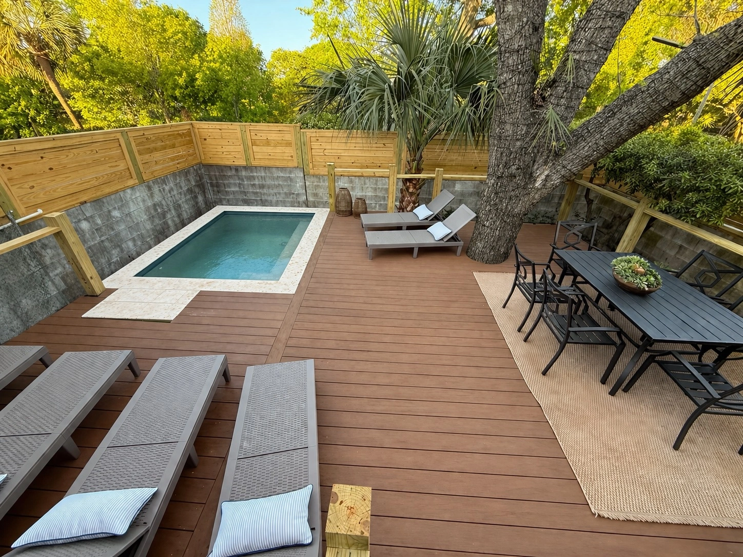 a private plunge pool